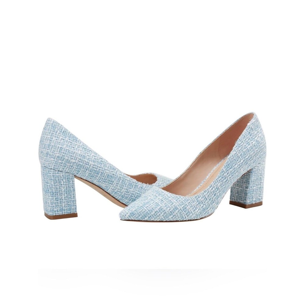 Marc Fisher LTD Womens Zala light blue pump LIKE NEW - Picture 4 of 10